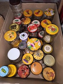 Sklenice na med a marmelády