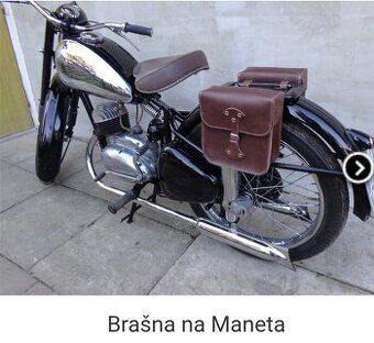 Kožené brašny na Jawa Perak, ČZ 150C, Mustang, Babeta