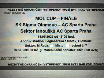 Finále MOL CUP Sigma Olomouc vs Sparta