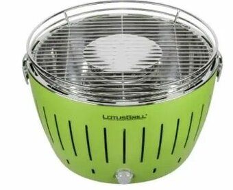 Nový gril na dřevěné uhlí LotusGrill G-GR-34P zelená