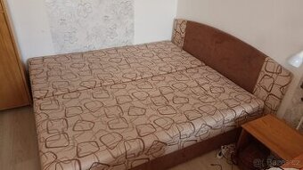 Daruji dvojpostel s úložným prostorem - za odvoz