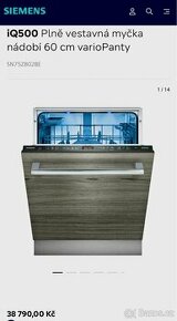 Nová myčka SIEMENS STUDIO LINE XXL-SN75Z802BE - SUPER CENA