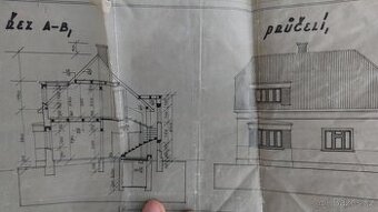 Krásný výkres/plán domu Horní Počernice - 1