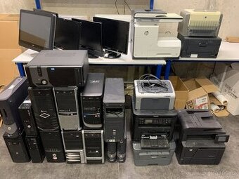 MIX IT techniky - 15x PC, LCD monitory, tiskárny