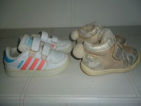 2xDÍVČÍ BOTIČKY-ADIDAS A NELLI BLUE
