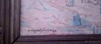 Prodám obraz nakreslil ho Karel jouček