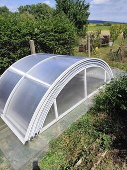 Zastřešení bazénu 4 moduly 3x8