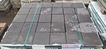 Výprodej - dlažba zámková BASIC Kostka 6 cm antracit (9,6m2/