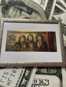 Zlatá bankovka Queen