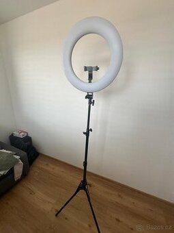 18" RGB barevný ring light + stativ a brašna
