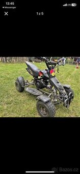 Dětská benzínová čtyřkolka 50 ccm