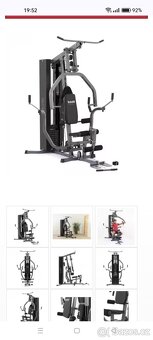 Posilovací věž,2ks jednoruček,lavice,podložka, příslušenství