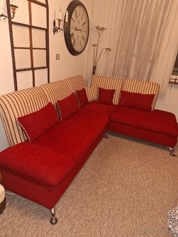 Rohová rozkládací sedačka