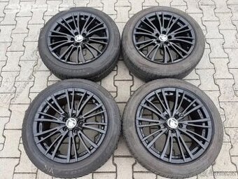 4x al kola 5x100 17 + pneu zimní 205/55 R17