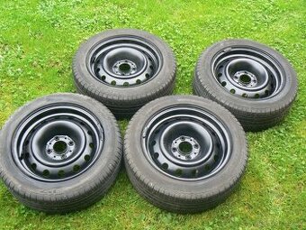 4x108 R15 ET15 pneu 195/55 R15 Pirelli P7 letní vzorek 7mm