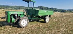 Predám taliansk malotraktor/motorobot 4x4 18,5hp+2×rotavator
