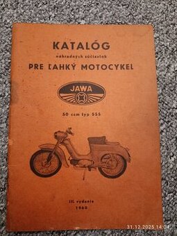 Katalog náhradních dílů - Jawa 50/555