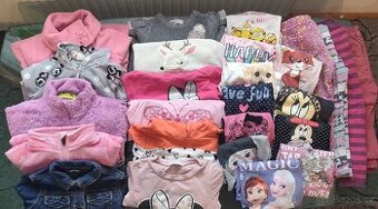 SET 26ks  dětského oblečení pro holčičku vel. 92/98 a 104