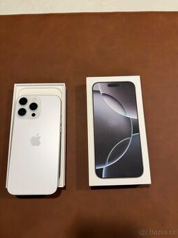 Iphone 16 pro max bily titan 256gb