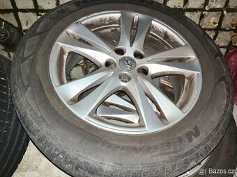Alu kola 18” 5x114,3 Hyundai a letní pneu 235/60/R18