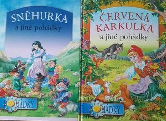 2 pohádkové knížky: Sněhurka + Červená karkulka