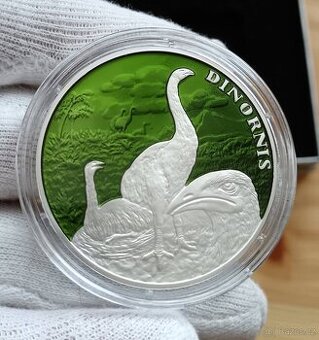 Stříbrná mince Doba Ledová - Pták Moa 500ks