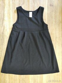 Dívčí černé šaty, šatovka vel. 122 F&F