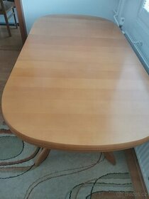 Kuchyňský stůl rozkládací + židle - 1