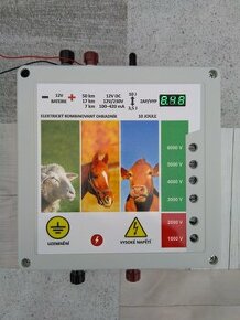 Elektrický ohradník KOMBI, SOLÁR 12V/230V 10J -