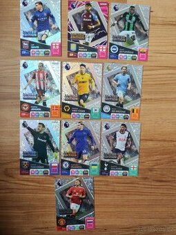 Fotbalové kartičky Premier league 2025 - limitky