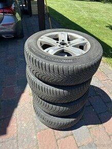 4x hliníkové kola 17” + zimní pneu Nexen