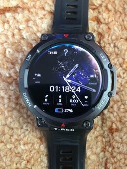 Prodám hodinky Amazfit T-Rex 2 Ember Black - 1