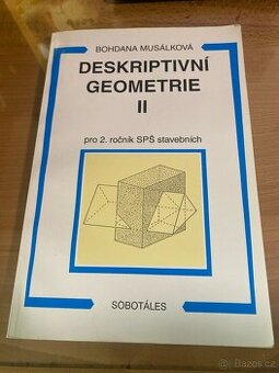 Učebnice deskriptivní geometrie 2