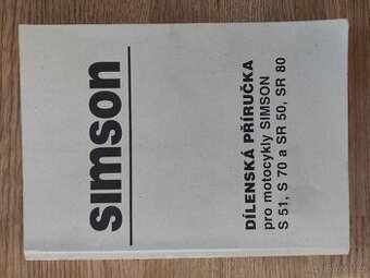 Dílenská příručka Simson S51, S70 a SR50, SR 80