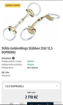 Udidlo Stubben golden wings