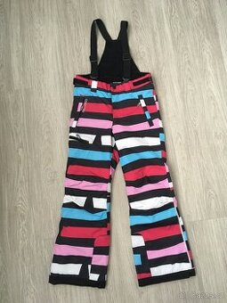 Zimní kalhoty Reima Terrie berry stripes vel. 140 - 1