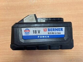 Aku baterie Berner 18V / 8.0 Ah Li-Ion výkonná