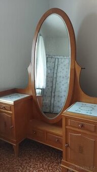 Nábytek - stará ložnice - švédská bříza 50.léta