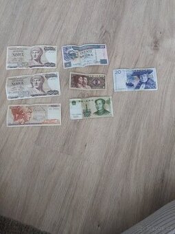 bankovky Řecko, Čína, Honkong, Švédsko - 1