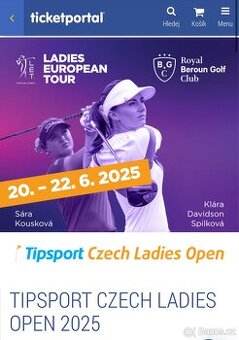 Czech Ladies Open 2025 vstupenky VIP