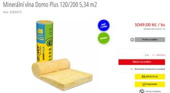 Izolace Domo Plus 120/200
