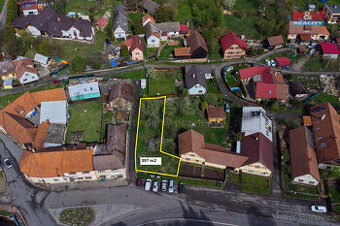 Prodej pozemku k bydlení, 397 m², Branky