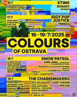 Colours of Ostrava 1 vstupenka - osobní předání