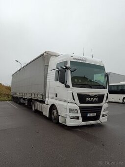 Tahač MAN TGX lowdek + návěs