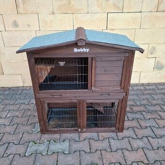 Králíkárna dvoupatrová - venkovní (zateplená) TOMMI EPONA - 1