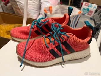 Adidas pánské tenisky – oranžové, vel. UK 8.5