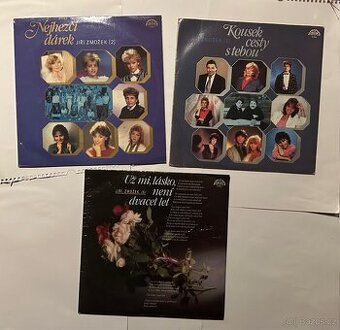 3x LP Jiří Zmožek (Bartošová,Zagorová, Gott)