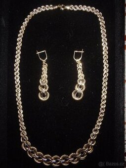 Prodám 14K zlatou soupravu