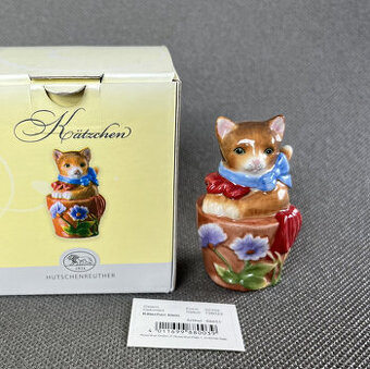 Hutschenreuther Porcelánová soška Koťátko 7.5 cm