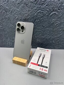 Apple iPhone 15 Pro Max 256 GB Natural - ZÁRUKA+FAKTURA